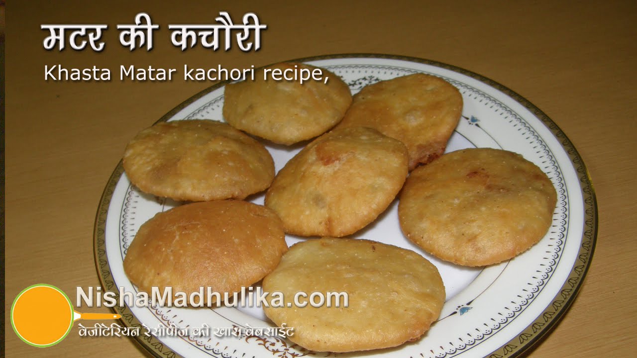 Matar Kachori Recipe Peas Kachori Recipe By Nisha Madhulika